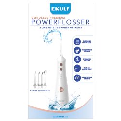 EKULF PowerFlosser Premium Trdls Mundskyller White