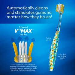 3-sidet Brnetandbrste Better Toothbrush 4-10 r