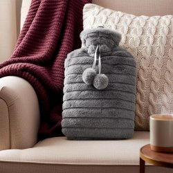 VILDE V�rmedyna i mjukt plysch�verdrag � 2 liter komfort och v�rme