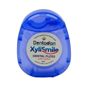 Tanntr�d med Xylitol DENTADAN XyliSmile No Taste Waxed 50 mtr.