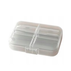 Kompakt pillerask med flera fack � perfekt �verblick i vardagen och p� resande fot