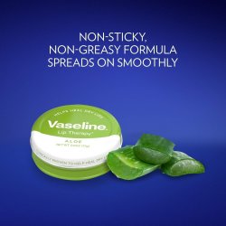 VASELINE Lip Therapy Aloe 20g � k�lende og beroligende pleje til t�rre l�ber