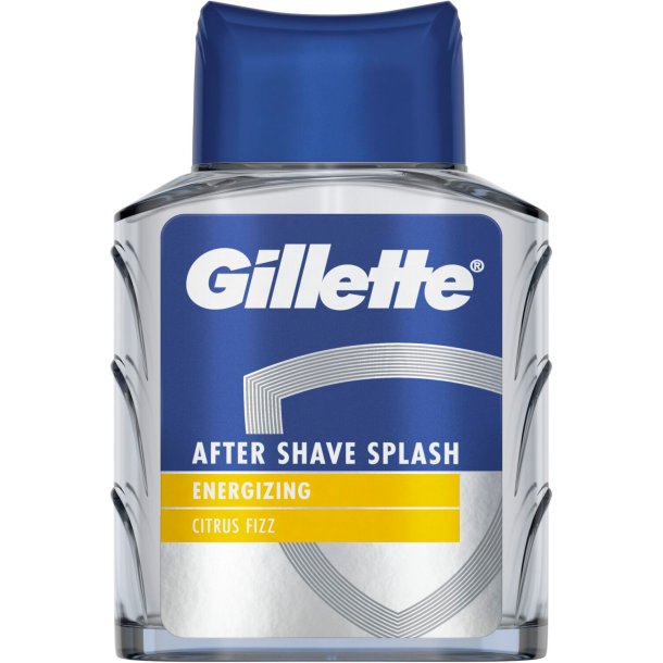 GILLETTE Aftershave Splash Energizing Citrus Fizz 100 ml. � friskhet och energi efter rakning