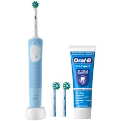 Oral-B Vitality PRO El-tandborste + Tandkr�m och 2 Extra Borsthuvuden