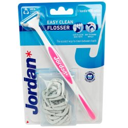 Jordan Easy Clean Flosser Tandtr�dshandtag + 21 refill-huvuden