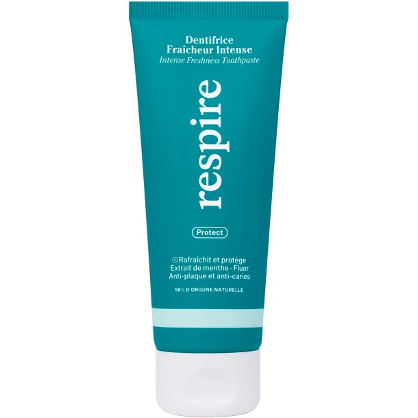 Kopi af Naturlig Whitening Tandpasta RESPIRE Protect 75 ml. - Med aktivt kul &amp; fluor