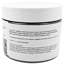 Charcoal Tandpasta Pulver KB COSMETIQUE Charbon V�g�tal Activ� 30g � Naturlig aktivt kul til tandpleje