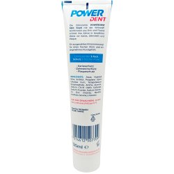 POWERDENT Mint Fresh Tandpasta 125 ml � 3-dobbelt beskyttelse &amp; frisk �nde