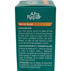 Spray buccal contre les aphtes et les plaies buccales AftaRepair Mint Flavour (20 ml)