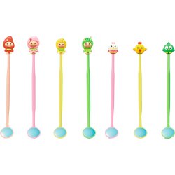 Brillant Kids Anti-dug Mundspejl 1 stk. � Farverig tandl�gespejl til b�rn