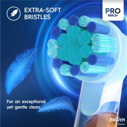 Oral-B Disney Frozen PRO Brosse électrique pour enfants + Tête de brosse supplémentaire