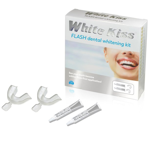 Hampaiden valkaisu setti WHITE KISS Flash Dental Whitening Kit