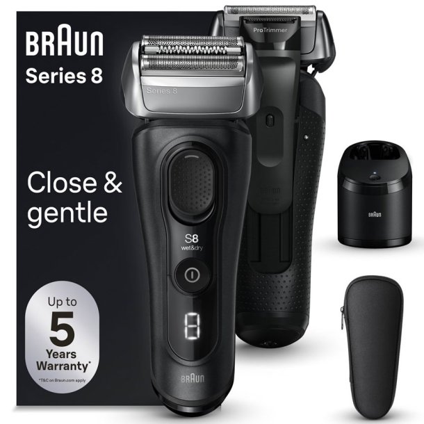 Braun Series 8 elektrischer Rasierer � Smart Precision &amp; Power (8560cc mit SmartCare Center)