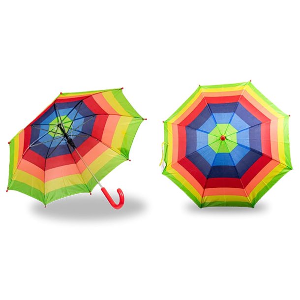 Parapluie enfant couleurs arc-en-ciel  Circonférence 66 cm