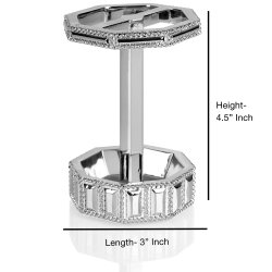 Tandbrsteholder Nu Steel Glitz Chrome Resin