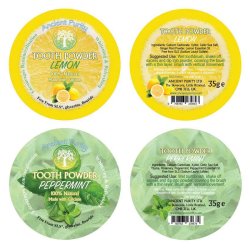 Naturlig Xylitol Tandpasta Pulver ANCIENT PUTITY Mint � Naturlig tandpleje med frisk mint (35g)