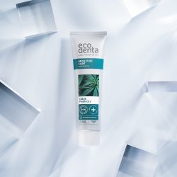 Natuurlijke Hydroxyapatietandpasta ECODENTA Sensitive CBD &amp; Probiotic 100 ml