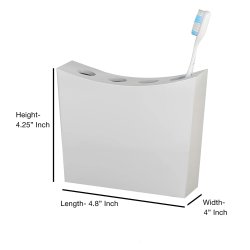 Tandbrsteholder Nu Steel Elegant Resin