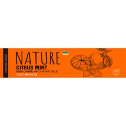 Xylitol Tandpasta BIOTON Nature Citrus Mint � Frisse mandarijn en mint voor schonere tanden (100 ml.)