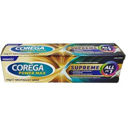 Proteselim COREGA Power Max Supreme All In 1 � Ekstra sterkt feste og komfort hele dagen (40g)