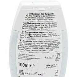 Bont� Blanqueador Dent�frico 2-in-1 � Whitening Zahnpasta und Elixier mit Fluor (100 ml.)