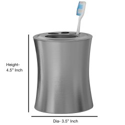 Tandbrsteholder Nu Steel Elite Brstet Rustfrit Stl