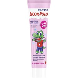 Xylitol Barnetannkrem LICOR del Polo Kids 0-6 År Strawberry 50 ml