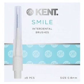 Kent SMILE Brossettes interdentaires 6 pcs. 0,6 mm � Nettoyage doux et efficace entre les dents