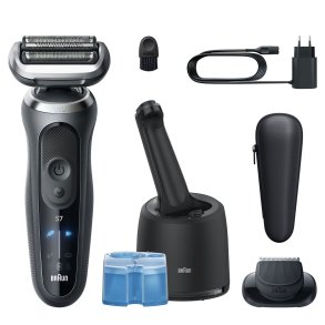 Braun Series 7 72-G7200cc Elektrisk Barbermaskin � Tett barbering, maksimal komfort og intelligent rengj�ring