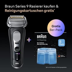 Braun Series 9 Pro+ 9660cc Elektrisk barbermaskin � Braun's mest avanserte barbering noensinne