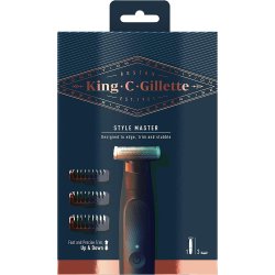 King C. Gillette Style Master Skäggtrimmer med 3 avståndskammar