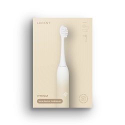 Lucent Prism Sonic Eltandborste Vanilla Cream � Intelligent sonisk reng�ring med automatisk start och trycksensor