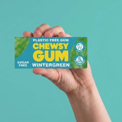 Chewsy Gum Wintergreen Kauwgom met Xylitol  Suikervrij &amp; Plasticvrij