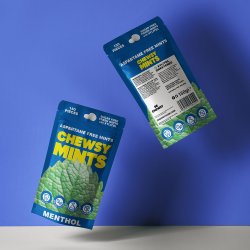 Chewsy Mints Menthol  Sockerfria mintpastiller med 96% Xylitol (150 st.)