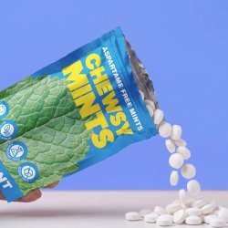 Chewsy Mints Peppermint � Suikervrije Mintpastilles met 96% Xylitol (150 st.)