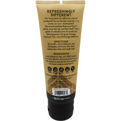 Redmond Earthpaste Silver Lemon Twist � mineralbaseret tandpasta med citrus og nanos�lv (113g)