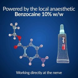 Kopi af Orajel Dental Gel mod tandpine med 10% benzocain (5.3g)