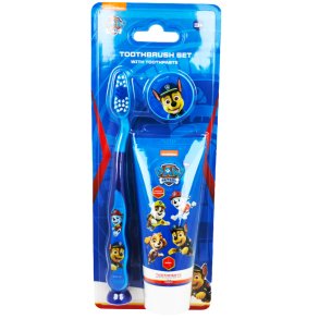 Paw Patrol tandb�rstes�t med xylitol-tandpasta � fra 3 �r