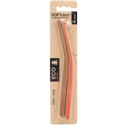 SOFTdent ECO SOLO solotannb�rster 6 mm – ekstra myke, 2 stk.