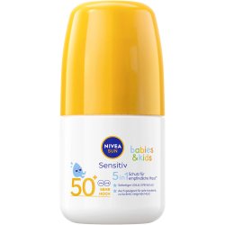 Nivea Sun Babies &amp; Kids Sensitive Roll-On SPF 50+ f�r empfindliche Baby- und Kinderhaut (50 ml)