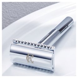 King C. Gillette Klassisk Barberskraber + 5 stk. Double Edge Safety Razor barberblade