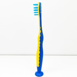 JuniorSmile Brosse � dents pour enfants avec ventouse – brosse � dents souple