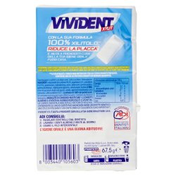 Vivident Xylit Spearmint zuckerfreier Kaugummi mit Xylitol – 5er-Pack (67,5 g.)