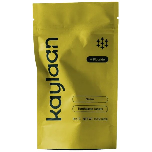 Kaylaan Neem Tandkr�mstabletter med Xylitol Fluorid � Refill (90 st.)
