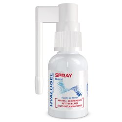 Hyalugel Mondspray met hyaluronzuur tegen aften en wondjes (20 ml.)
