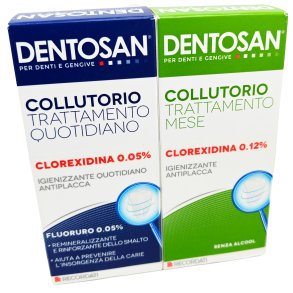 Dentosan Klorheksidin Munnskyll 0,12 % + 0,05 % (sampak 2 x 200 ml)