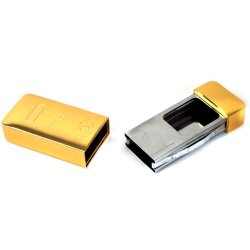 Fick askfat Metal Gold bar