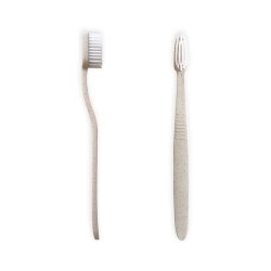 Wheat Straw Zahnb�rste mit kompaktem B�rstenkopf und Weizenstrohgriff