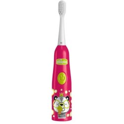 Chicco Elektrisk Tandb�rste til B�rn 3+ �r � Panda Pink (1 stk.)