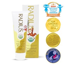 �kologisk B�rnetandpasta RADIUS Organic Coconut Banana (85 g)